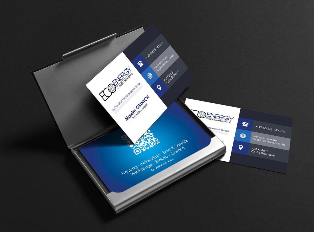 Visitenkarten - ECO-Energy Gebäudetechnik GmbH Visitenkarten für ECO-Energy Gebäudetechnik GmbH